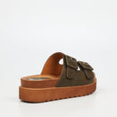 Butterfly Feet Patos 3 Flatform - Olive footwear Butterfly Feet