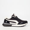 Urbanart Peak 1 Faux Nubuck Sneaker - Black footwear UBRT