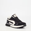 Urbanart Peak 1 Faux Nubuck Sneaker - Black footwear UBRT