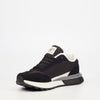 Urbanart Peak 1 Faux Nubuck Sneaker - Black footwear UBRT