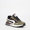 Urbanart Peak 1 Faux Nubuck Sneaker - Olive footwear UBRT
