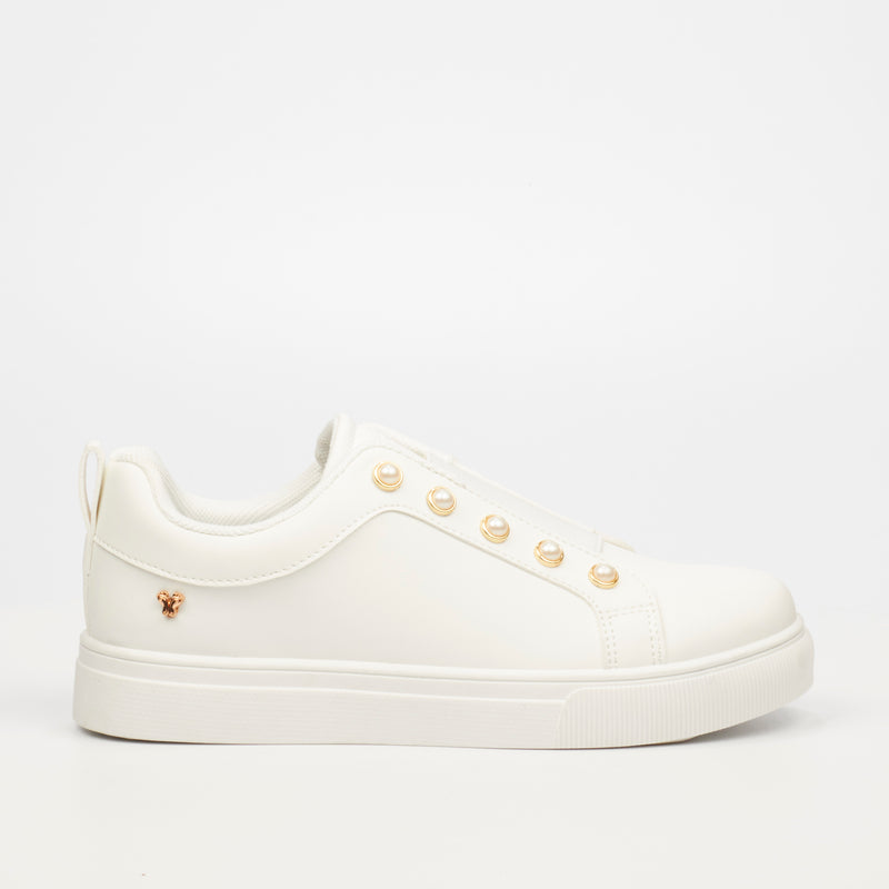 Butterfly Feet Perle 1 Sneaker - White footwear Butterfly Feet   