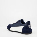 Mazerata Perlo 1 Faux Suede/ Faux Nubuck Sneaker - Navy footwear Mazerata   