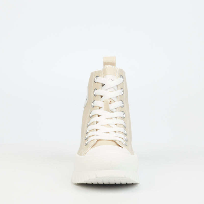 Urbanart Perry 2 Canvas Sneaker - Beige (ladies) footwear UBRT   