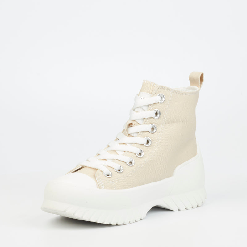 Urbanart Perry 2 Canvas Sneaker - Beige (ladies) footwear UBRT   