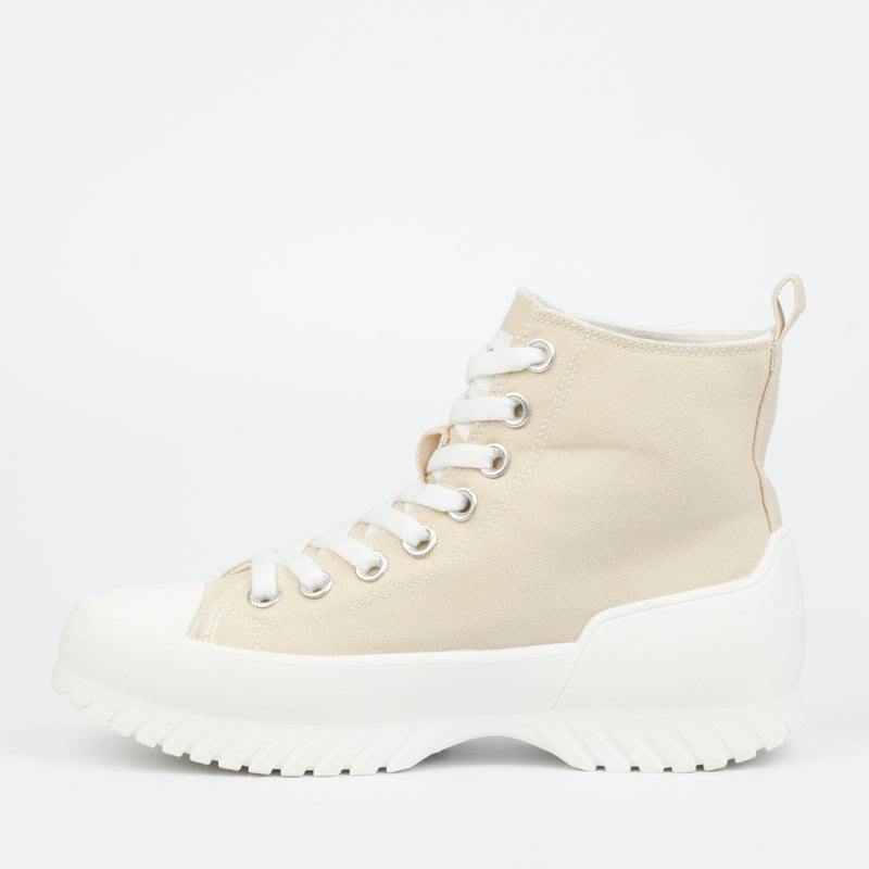 Urbanart Perry 2 Canvas Sneaker - Beige (ladies) footwear UBRT   