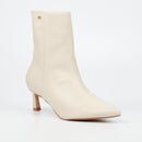 Miss Black Petite 1 Ankle Boot - Bone footwear Miss Black