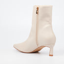 Miss Black Petite 1 Ankle Boot - Bone footwear Miss Black