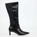Miss Black Petite 2 High Boot - Black footwear Miss Black