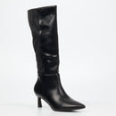 Miss Black Petite 2 High Boot - Black footwear Miss Black