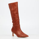 Miss Black Petite 2 High Boot - Tan footwear Miss Black