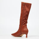 Miss Black Petite 2 High Boot - Tan footwear Miss Black