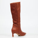 Miss Black Petite 2 High Boot - Tan footwear Miss Black
