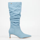 MIss Black Petite 3 High Boot - Blue footwear Miss Black