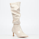 Miss Black Petite 3 High Boot - Stone footwear Miss Black