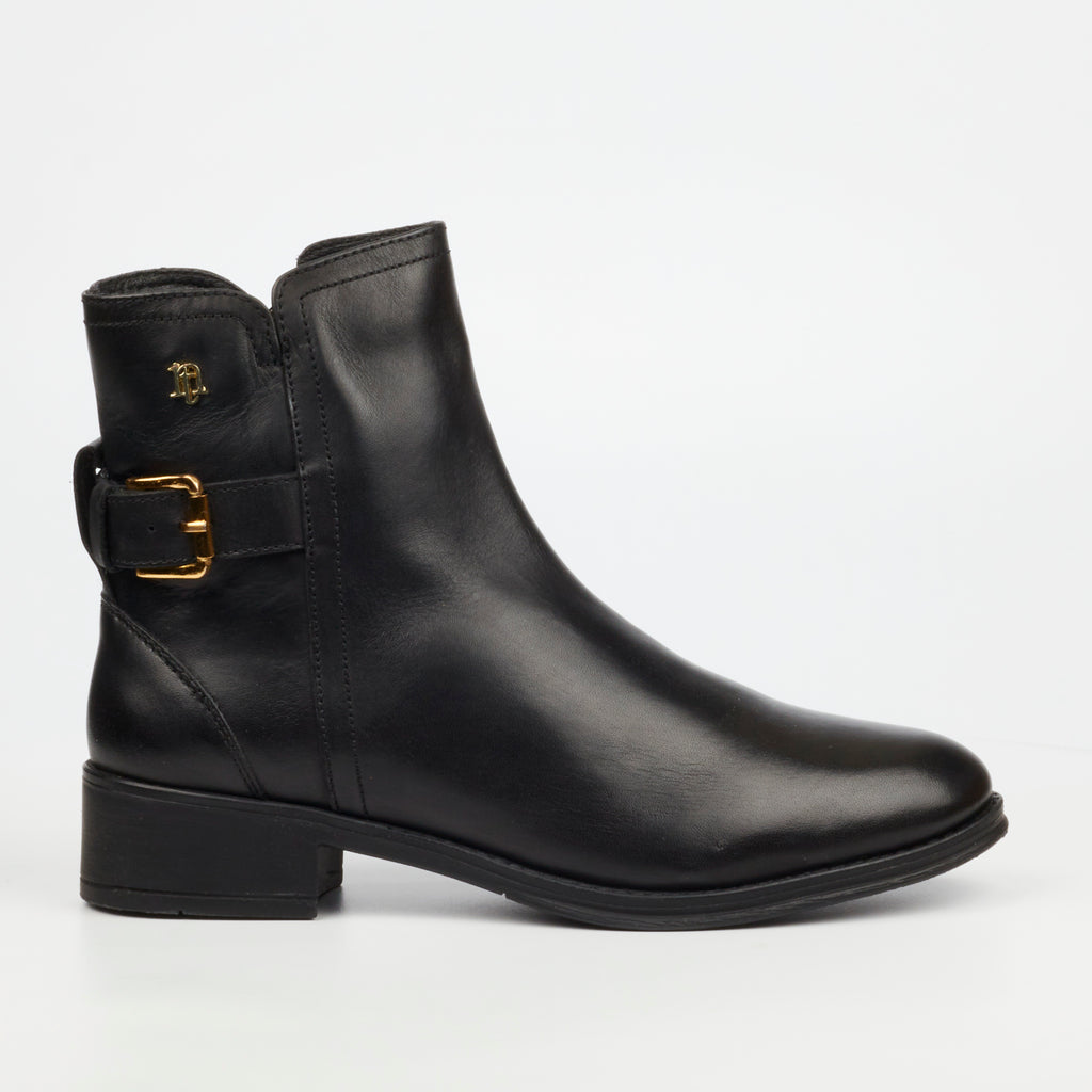 Nicci Tyler Pia 1 Genuine Smooth Leather Ankle Boots - Black footwear Nicci Tyler