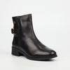 Nicci Tyler Pia 1 Genuine Smooth Leather Ankle Boots - Black footwear Nicci Tyler