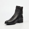 Nicci Tyler Pia 1 Genuine Smooth Leather Ankle Boots - Black footwear Nicci Tyler
