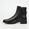 Nicci Tyler Pia 1 Genuine Smooth Leather Ankle Boots - Black footwear Nicci Tyler