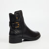 Nicci Tyler Pia 1 Genuine Smooth Leather Ankle Boots - Black footwear Nicci Tyler