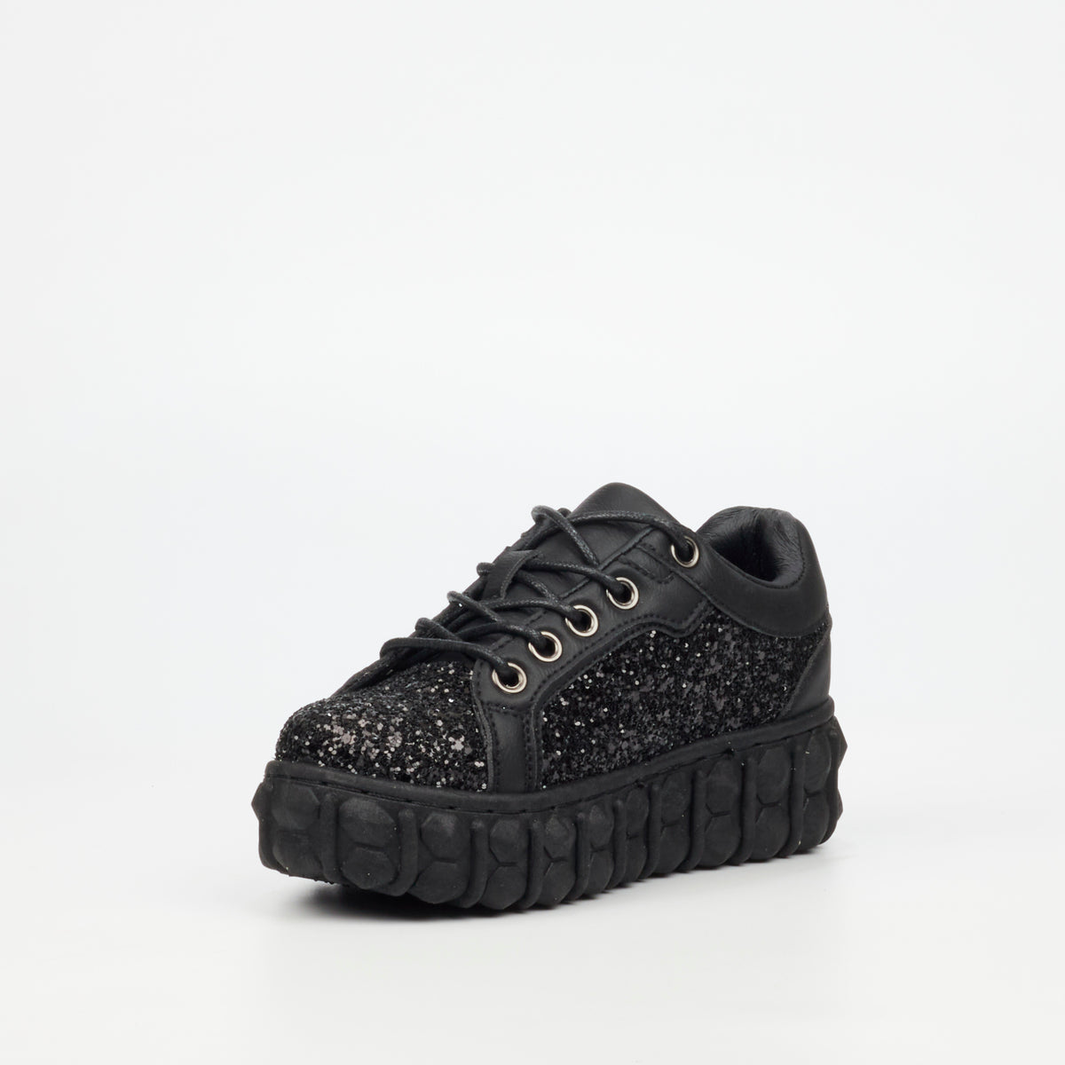 Mazerata Pigale 10 Rhinestone Sneaker - Black (Youth)