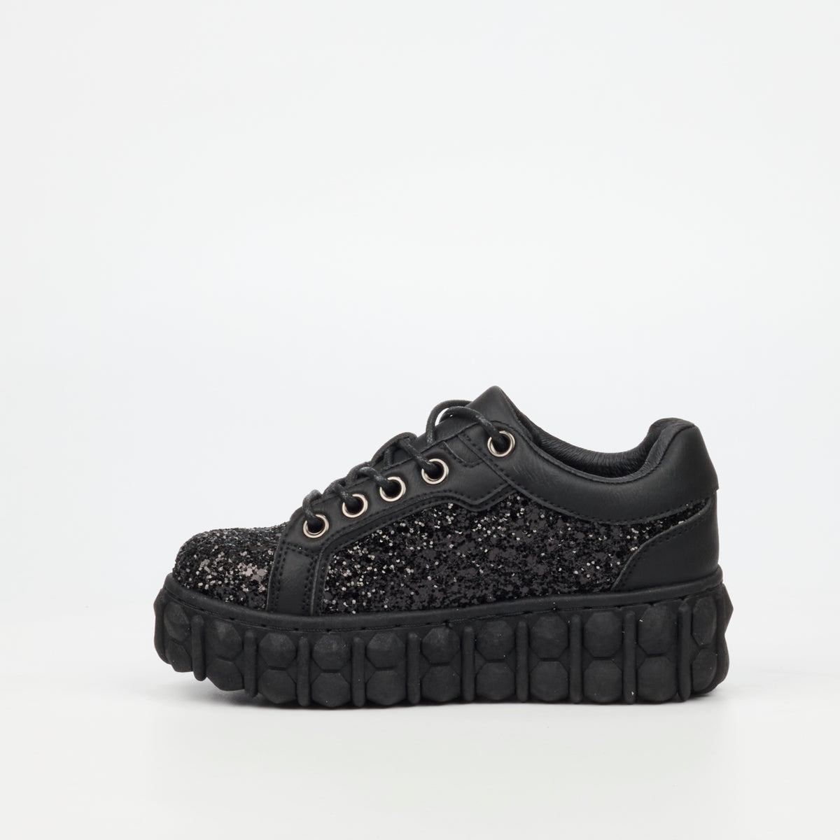 Mazerata Pigale 10 Rhinestone Sneaker - Black (Youth)