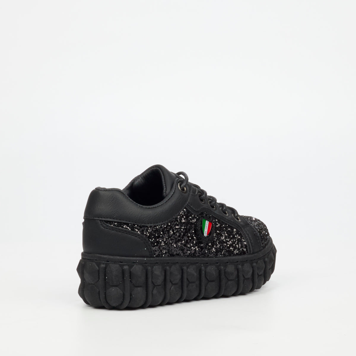 Mazerata Pigale 10 Rhinestone Sneaker - Black (Youth)