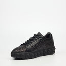 Mazerata Pigale 10 Rhinestone Sneaker - Black footwear Mazerata