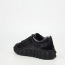 Mazerata Pigale 10 Rhinestone Sneaker - Black footwear Mazerata