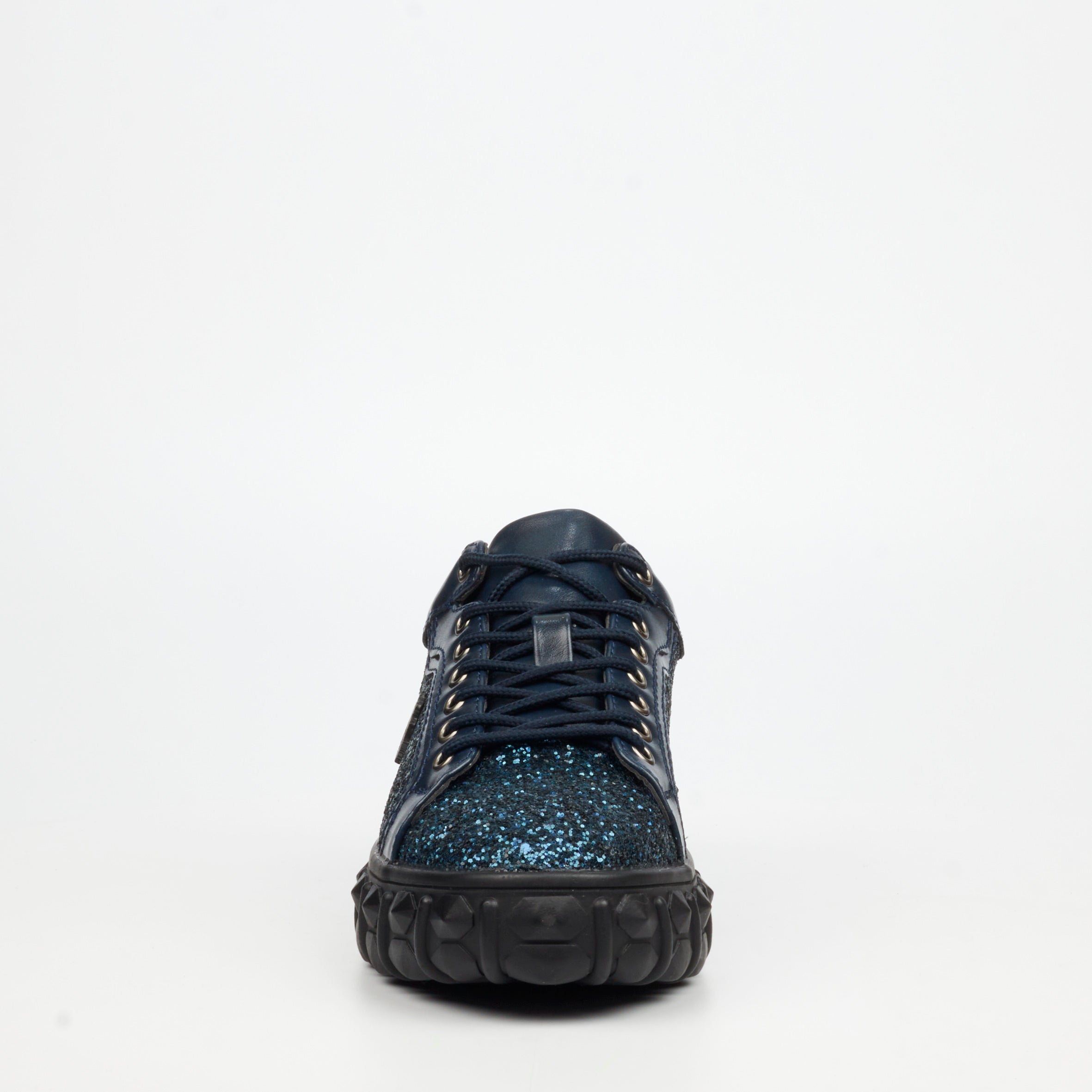 Mazerata Pigale 10 Rhinestone Sneaker - Navy footwear Mazerata