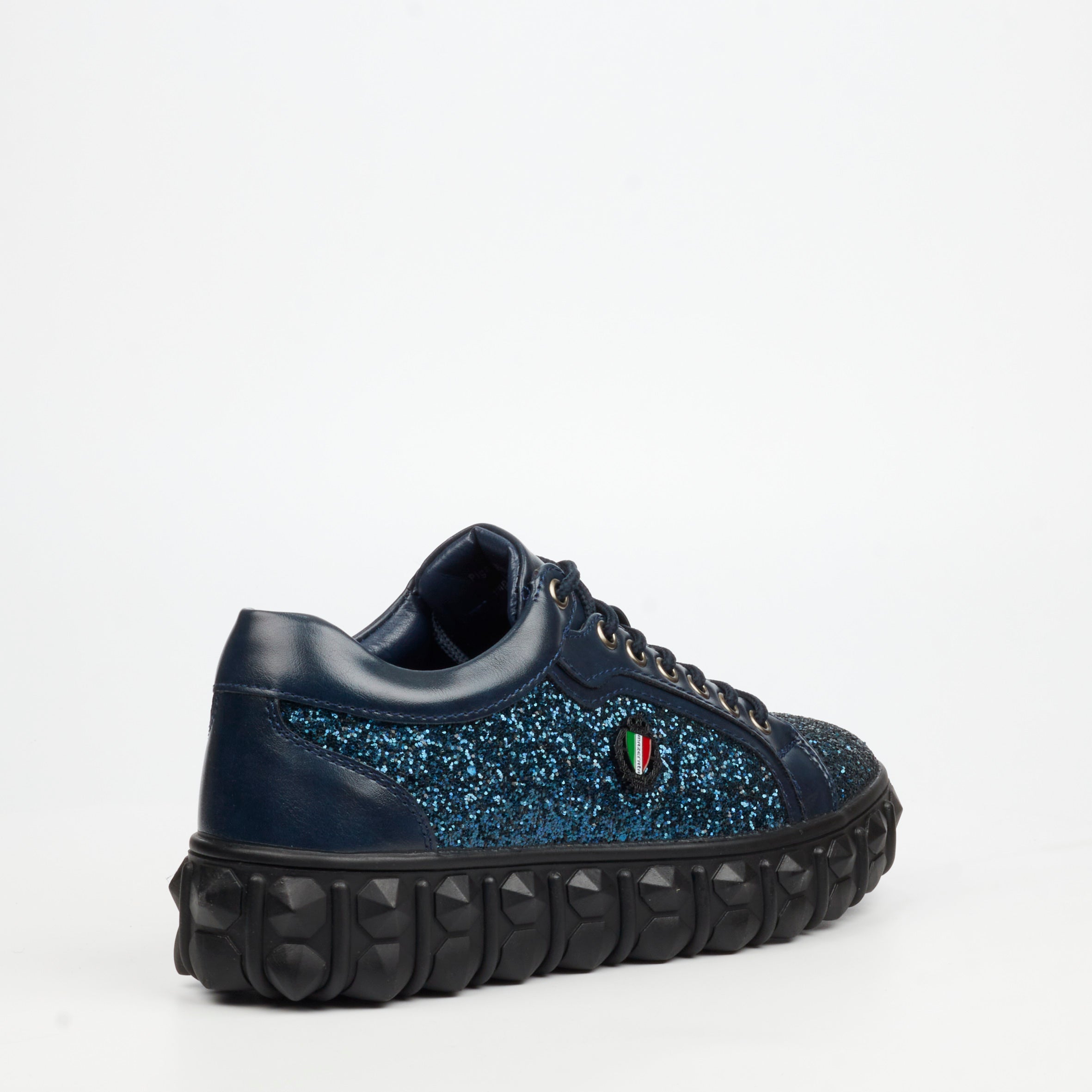 Mazerata Pigale 10 Rhinestone Sneaker - Navy footwear Mazerata