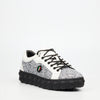 Mazerata Pigale 10 Rhinestone Sneaker - White footwear Mazerata