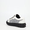 Mazerata Pigale 10 Rhinestone Sneaker - White footwear Mazerata