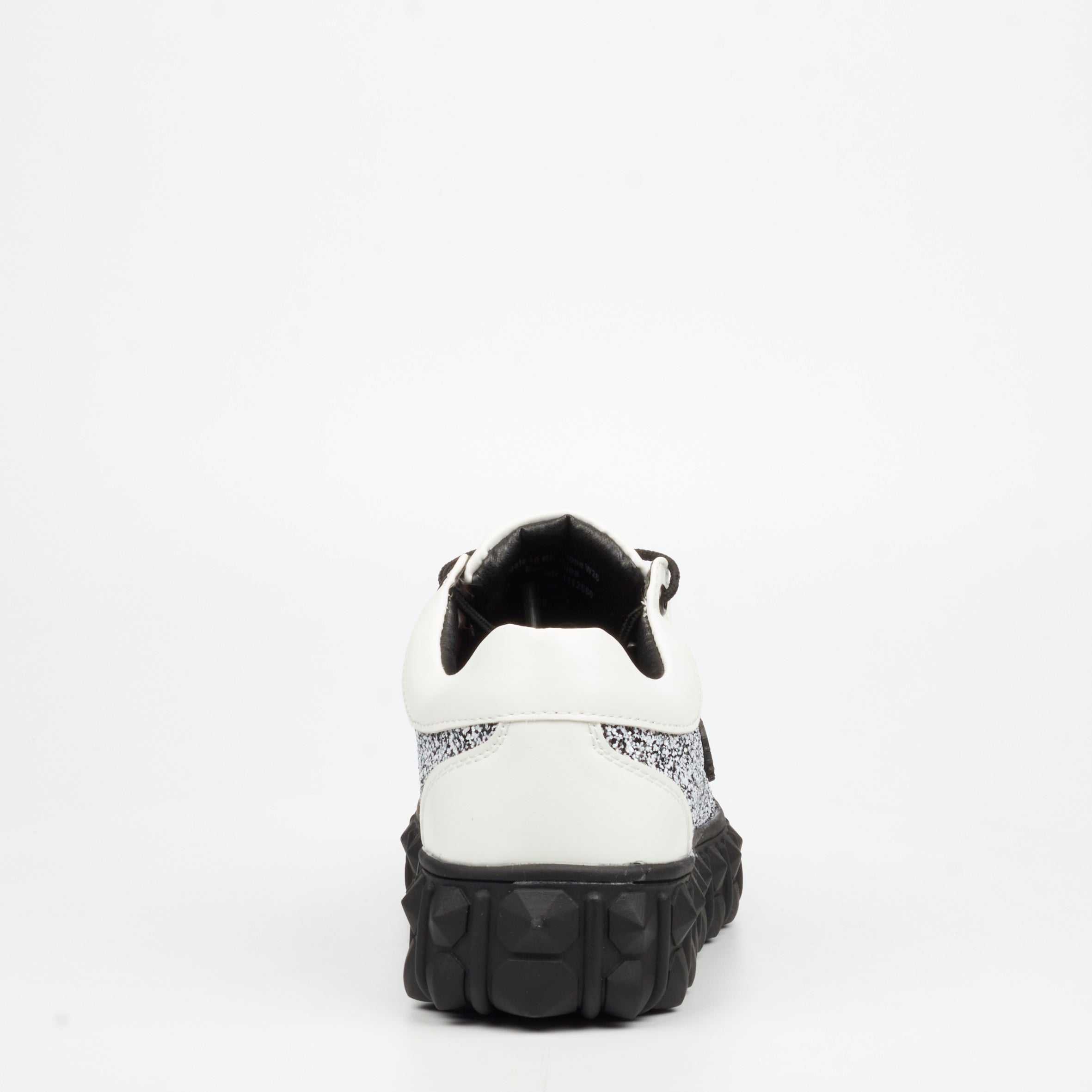 Mazerata Pigale 10 Rhinestone Sneaker - White footwear Mazerata