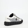 Mazerata Pigale 10 Rhinestone Sneaker - White footwear Mazerata