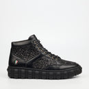 Mazerata Pigale 12 Rhinestone Sneaker - Black footwear Mazerata