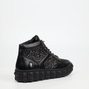 Mazerata Pigale 12 Rhinestone Sneaker - Black footwear Mazerata