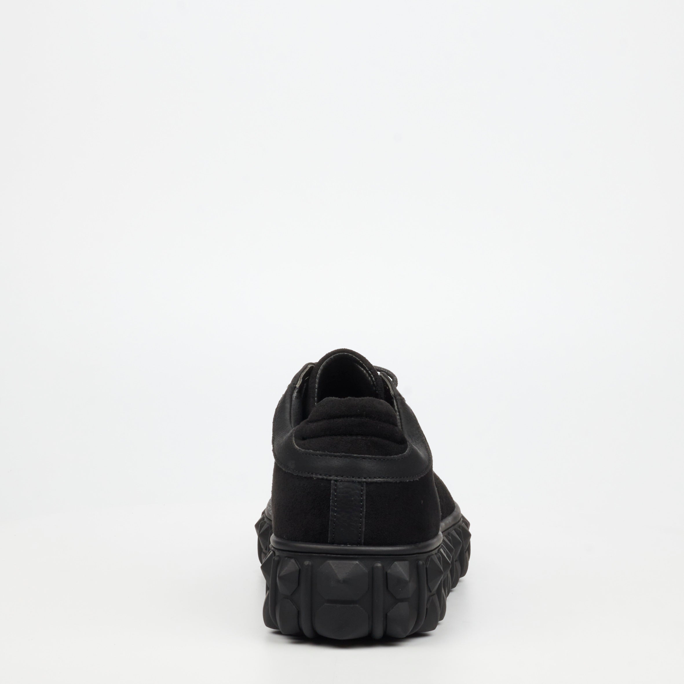 Mazerata Pigale 13 Faux Nubuck / Faux Suede Sneaker - Black footwear Mazerata