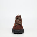 Mazerata Pigale 15 Faux Suede / Print Ankle Boot - Chocolate footwear Mazerata