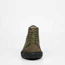 Mazerata Pigale 15 Faux Suede / Print Ankle Boot - Olive footwear Mazerata