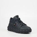 Mazerata Pigale 1 Faux Nubuck Ankle Boot - Navy footwear Mazerata