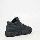 Mazerata Pigale 1 Faux Nubuck Ankle Boot - Navy footwear Mazerata