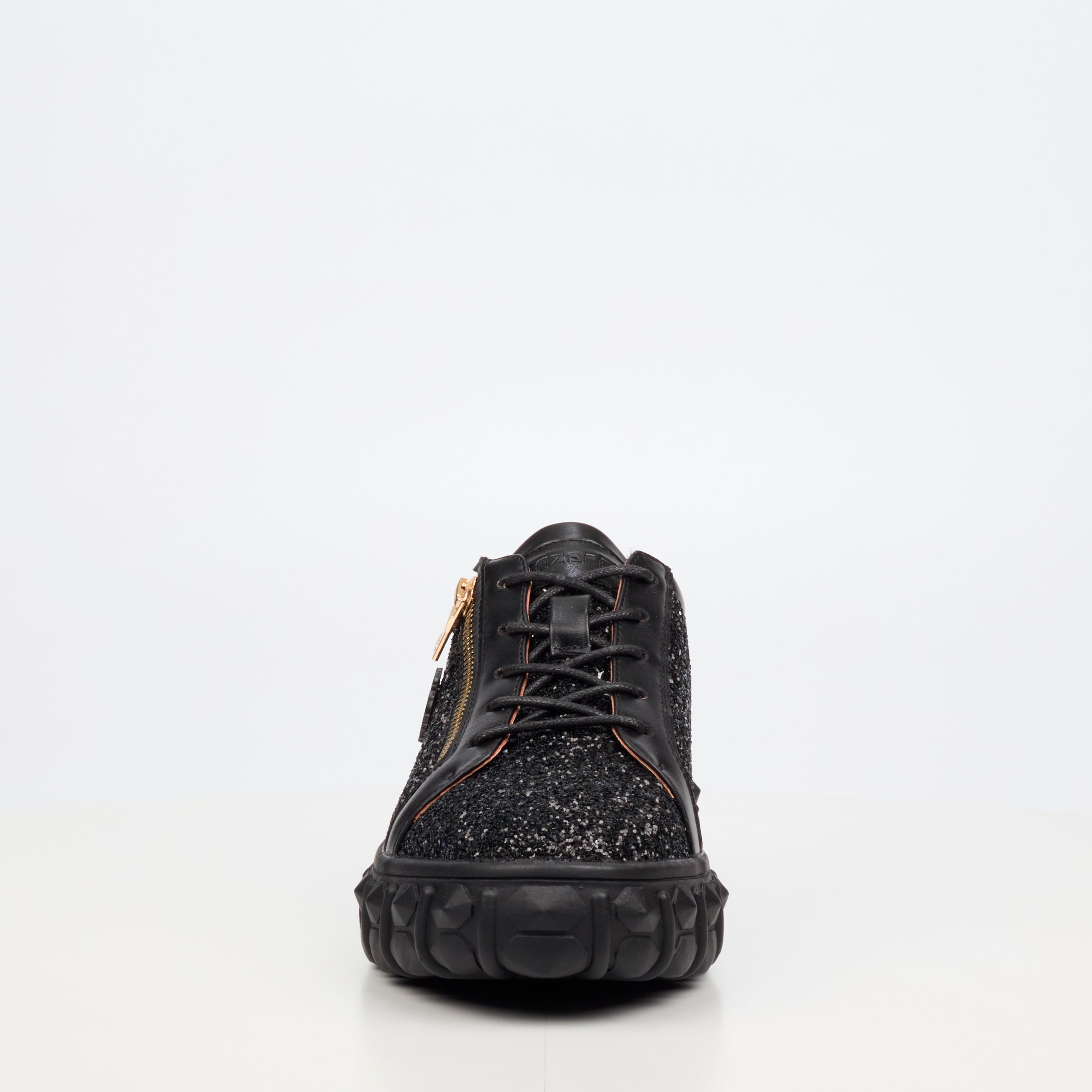 Mazerata Pigale 24 Rhinestone Sneaker - Black footwear Mazerata