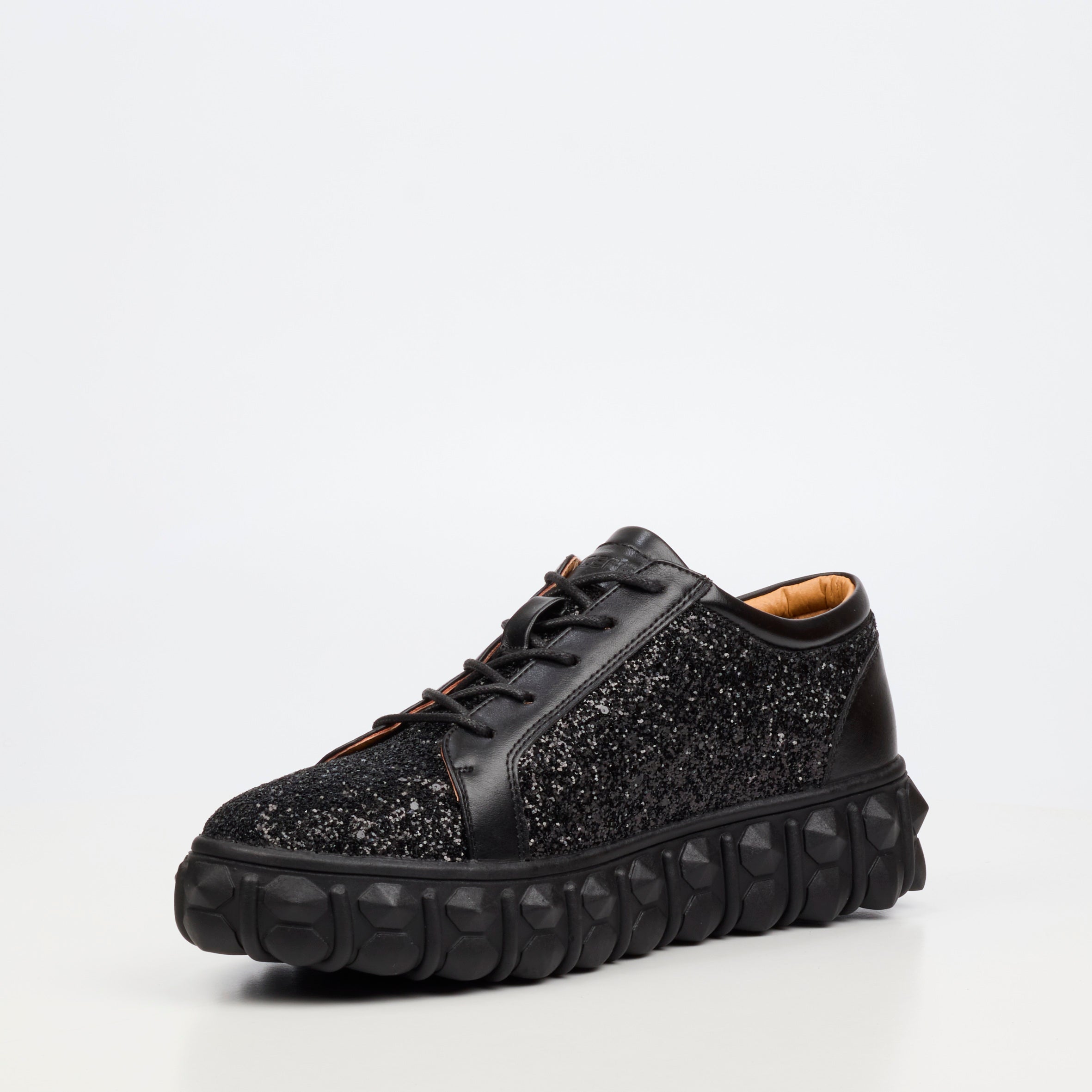 Mazerata Pigale 24 Rhinestone Sneaker - Black footwear Mazerata