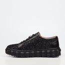 Mazerata Pigale 24 Rhinestone Sneaker - Black footwear Mazerata