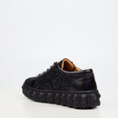 Mazerata Pigale 24 Rhinestone Sneaker - Black footwear Mazerata