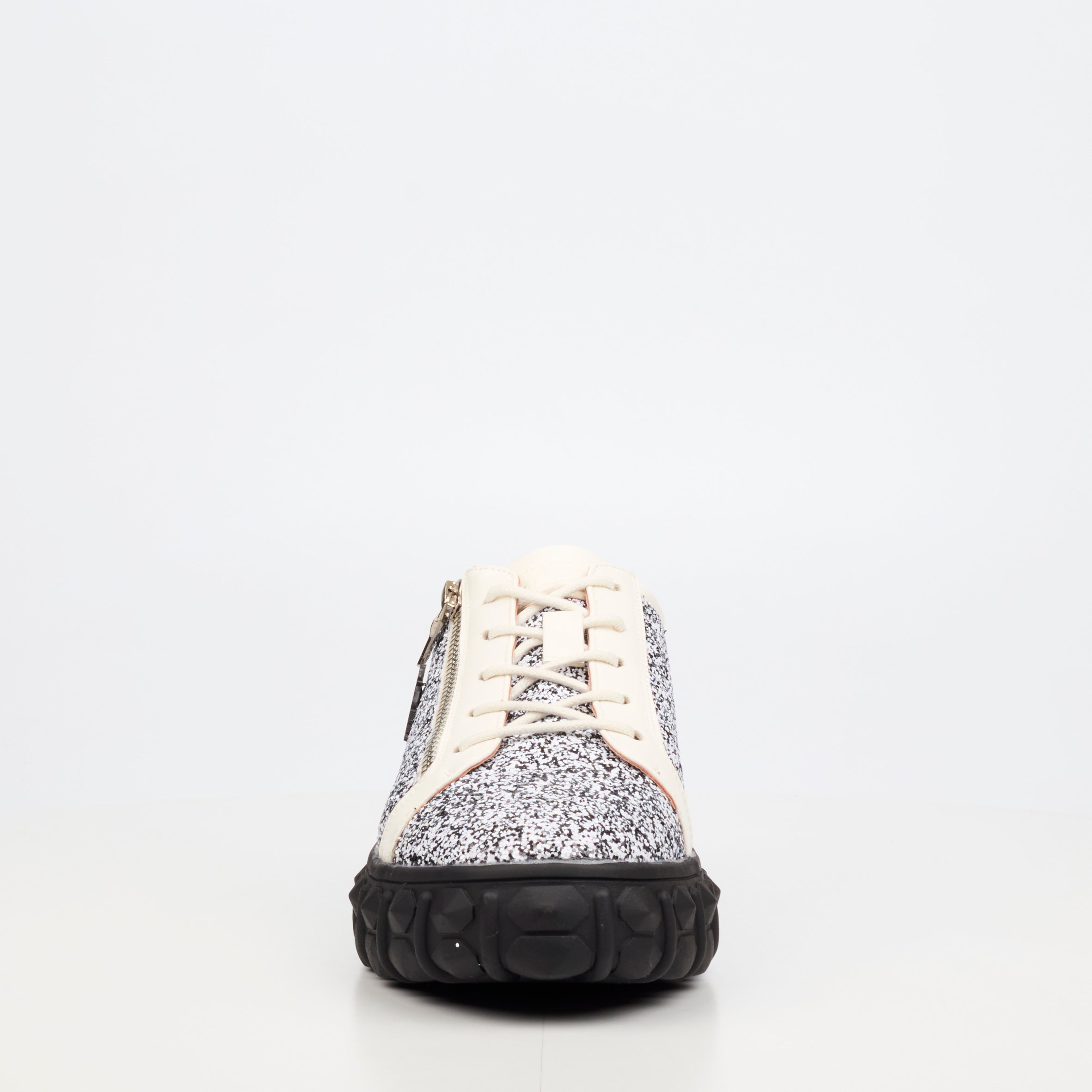 Mazerata Pigale 24 Rhinestone Sneaker - White footwear Mazerata