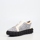 Mazerata Pigale 24 Rhinestone Sneaker - White footwear Mazerata