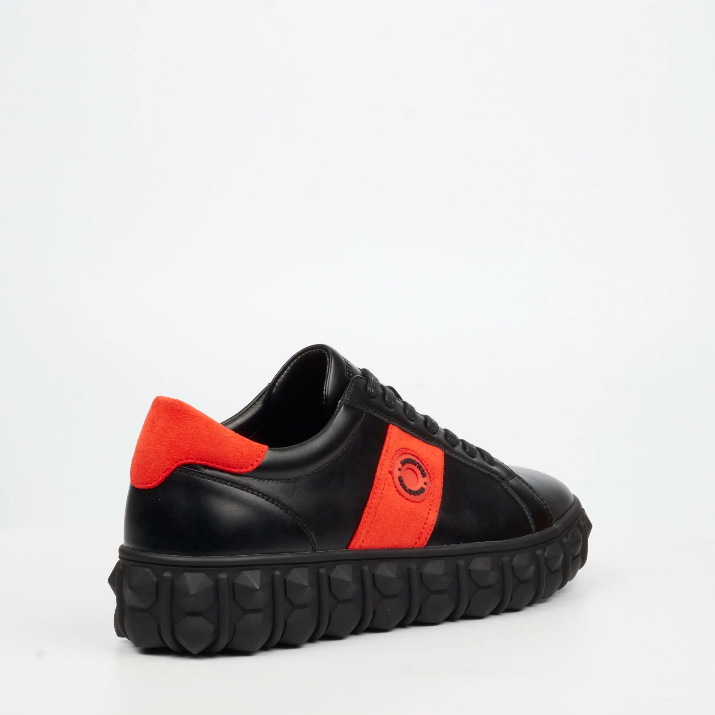 Mazerata Pigale 29 Faux Wax / Faux Suede Sneaker - Black