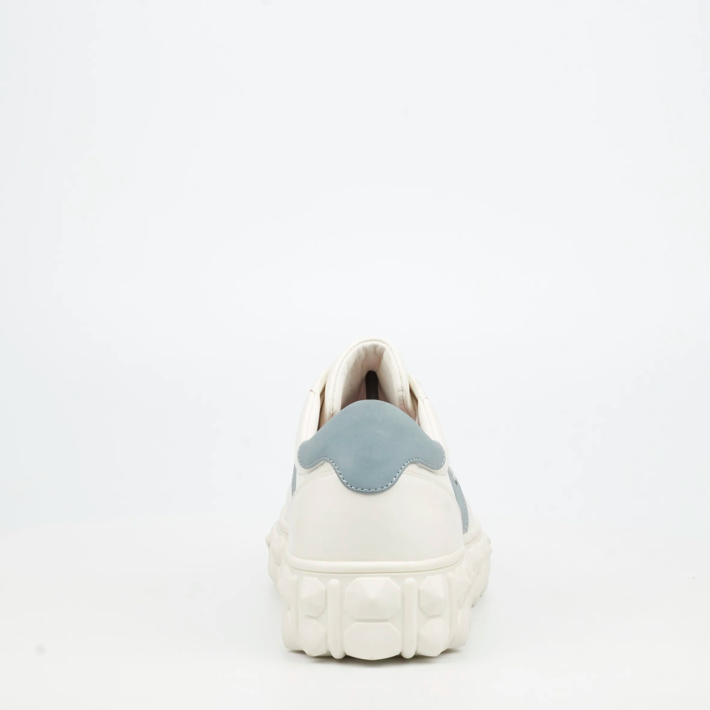 Mazerata Pigale 29 Faux Wax / Faux Suede Sneaker - White